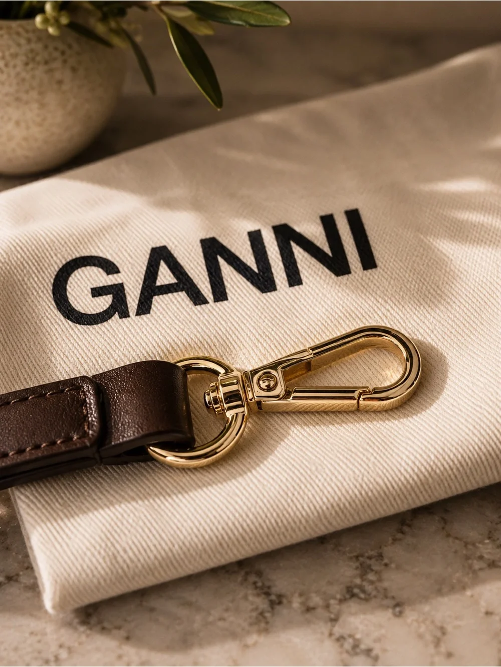 GANNI x Daisy Duck Mini Hobo Bag Brown Rare Disney Collab Crossbody